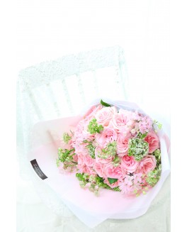 You and me庭園玫瑰花束